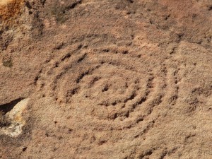 Aboriginal  petroglyph